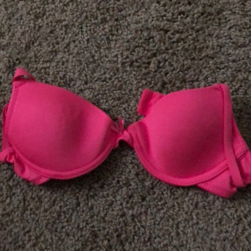 Pink bra